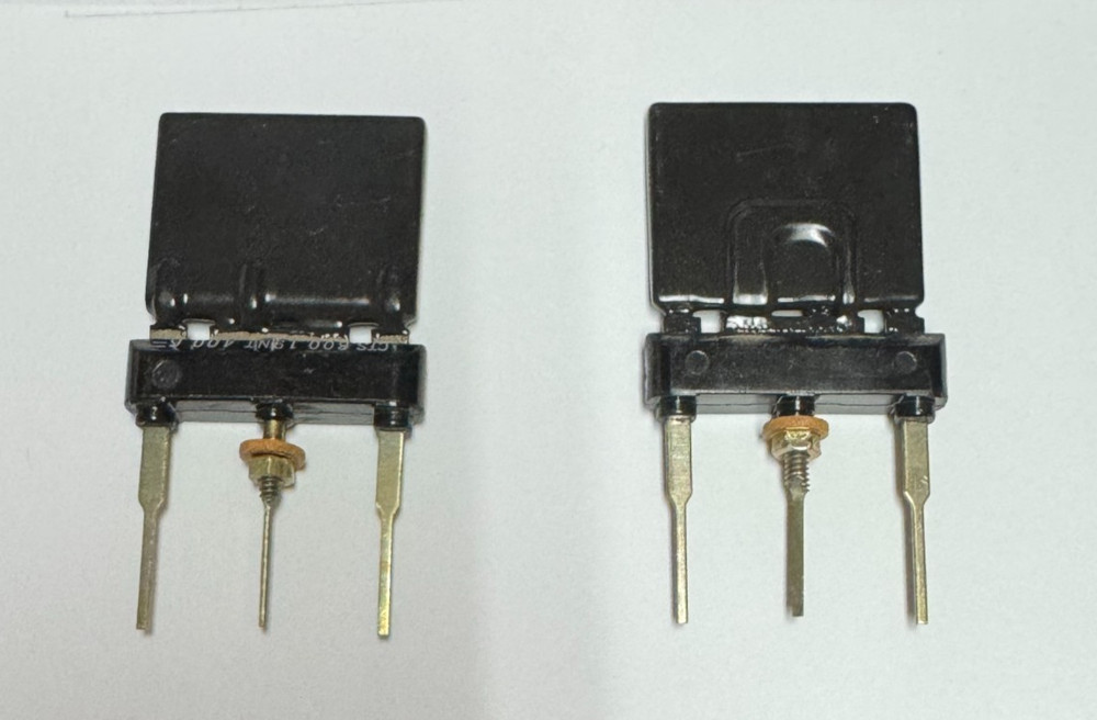 2 ~ Bell System ~ Western Electric ~ Flat Resistor ~ 19NT ~ USED