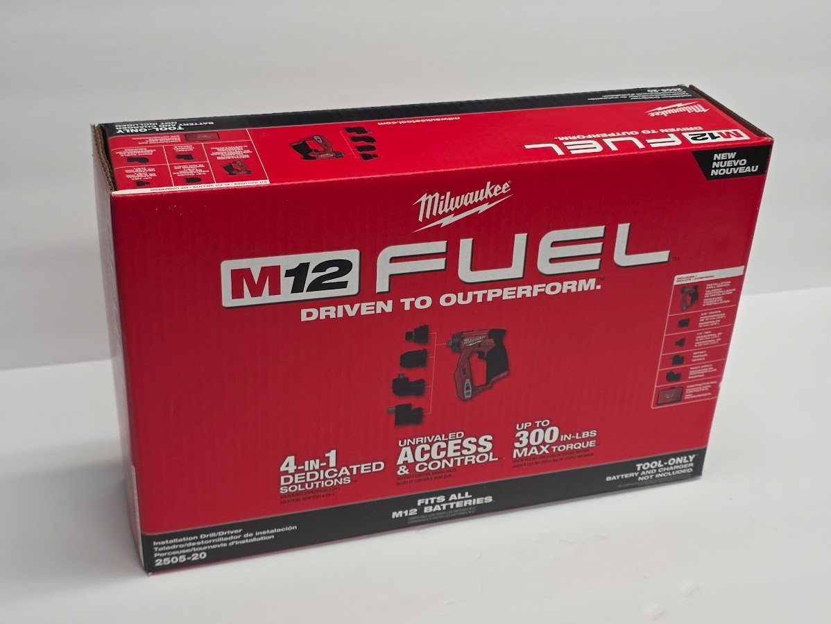 Milwaukee 2505-20 M12 FUEL 4-in-1 Installation Drill/Driver | Tool-Only