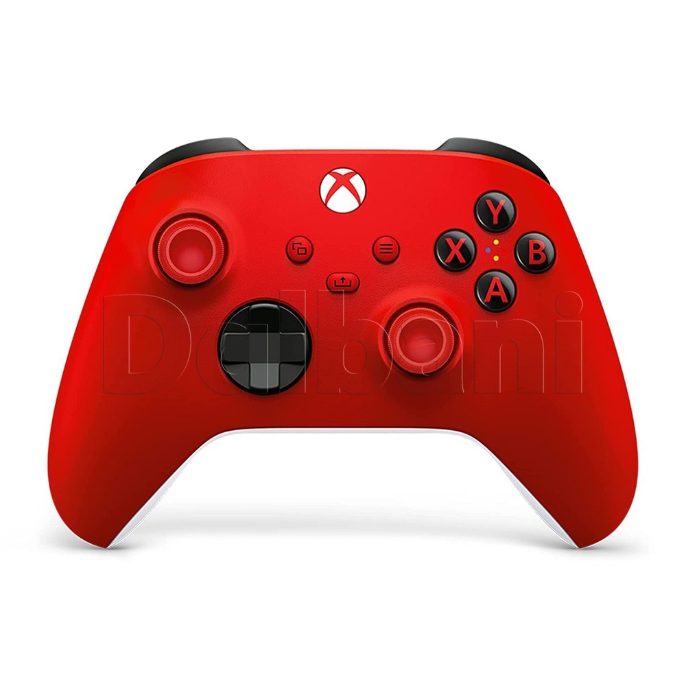 Full Set Housing Shell Buttons Replacement for Xbox Series X /S Controller Red