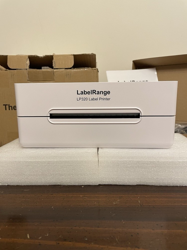 LabelRange LP320 Label Printer with Accessories and Setup Manual
