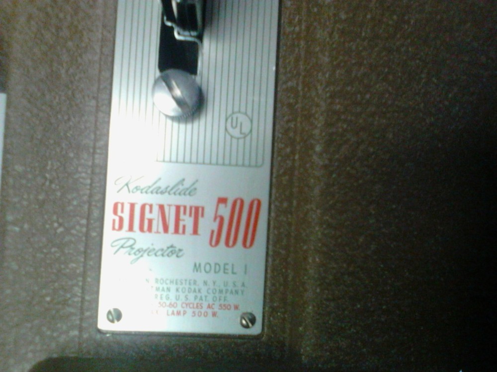 Kodak Signet 500 model 1 projector Read description