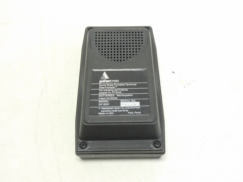 Vintage Pine Tree Data Prompter DP2001 Rare Solid State Portable Terminal