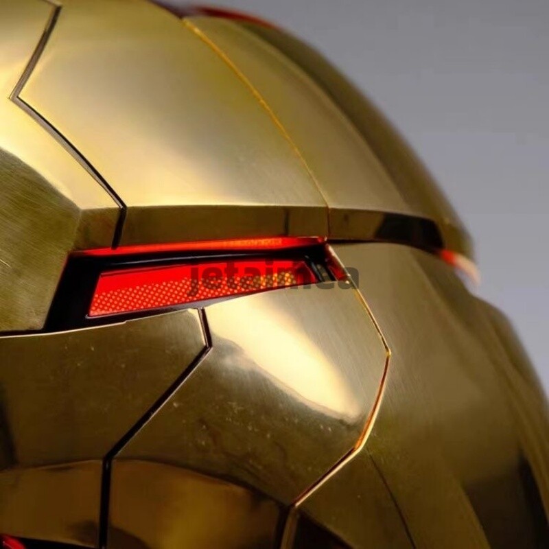US! Iron Man Gold Mask Cosplay AUTOKING MK5 1:1 Helmet Wearable Voice-control