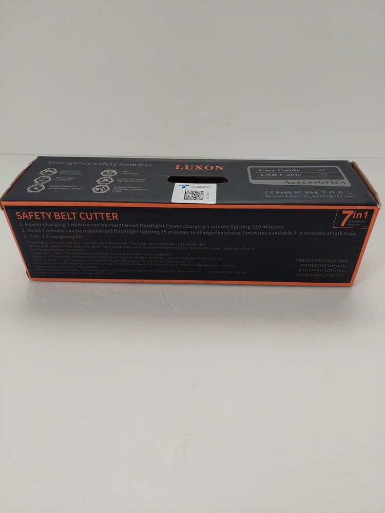 Luxon Multifunctional Safety Hammer Flashlight