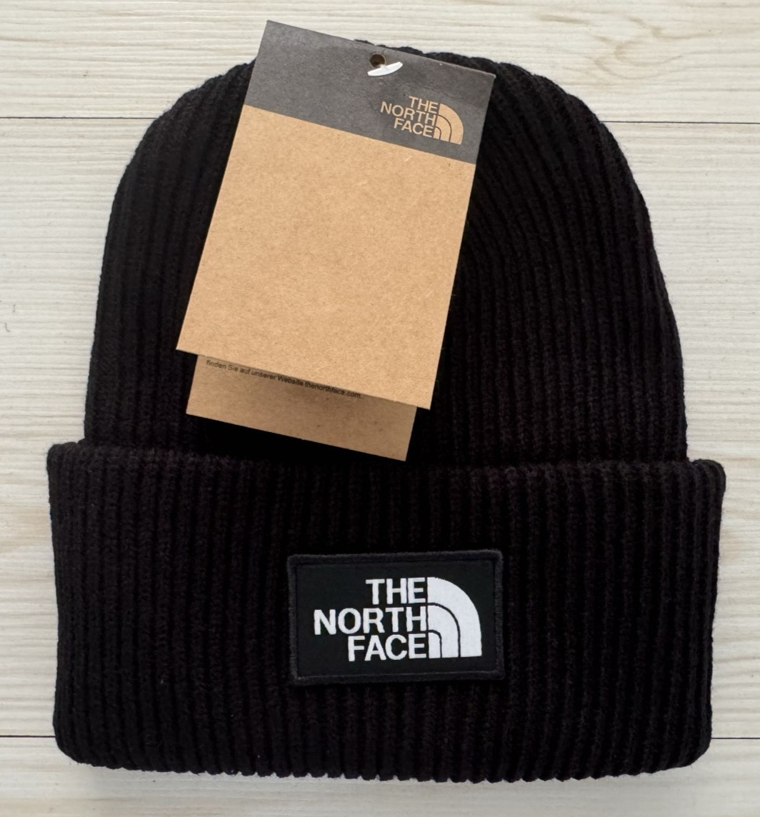 The North FACE Unisex-Adult TNF Logo Box Cuffed Beanie, One Size, Brand New