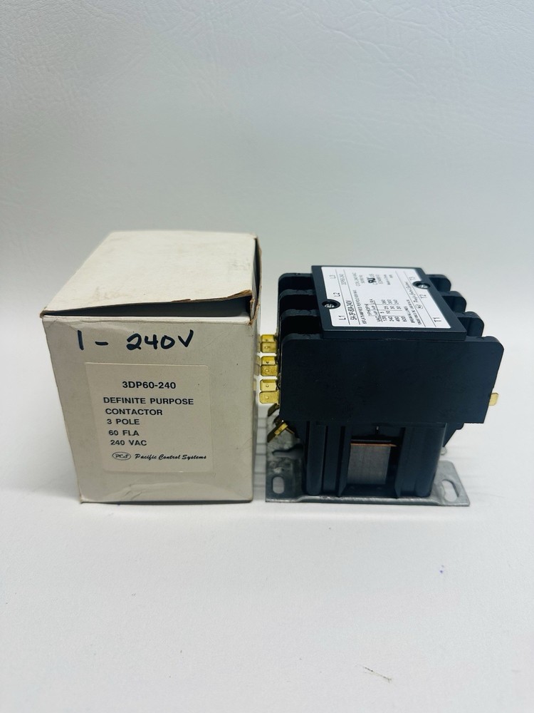 NEW Pacific Control Systems 3DP60-240 Definite Purpose Contactor