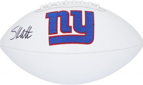 Cam Skattebo New York Giants Autographed Wilson White Panel Football