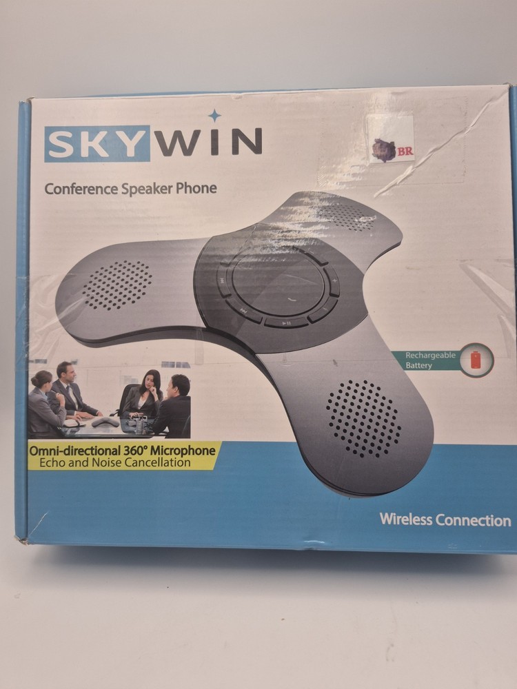 Skywin Bluetooth Conference Speaker with Microphone, Portable Wireless...