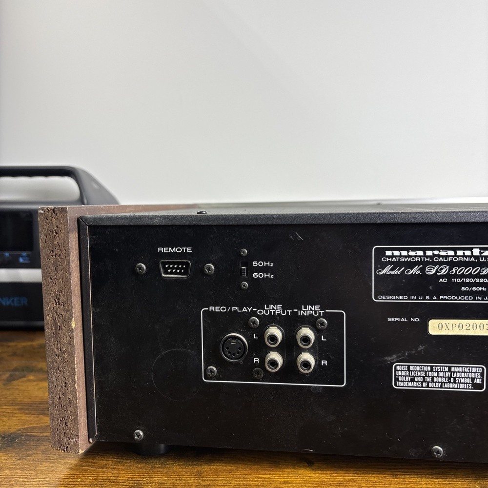 Marantz SD8000 Vintage DBX DBOX Compudeck UNTESTED Read Description