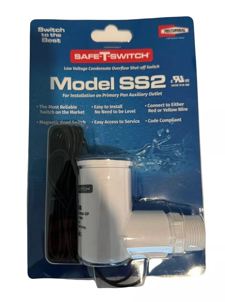 RectorSeal SS2 Float Switch – HVAC Condensate Safety Switch 3/4 - USPS Priority