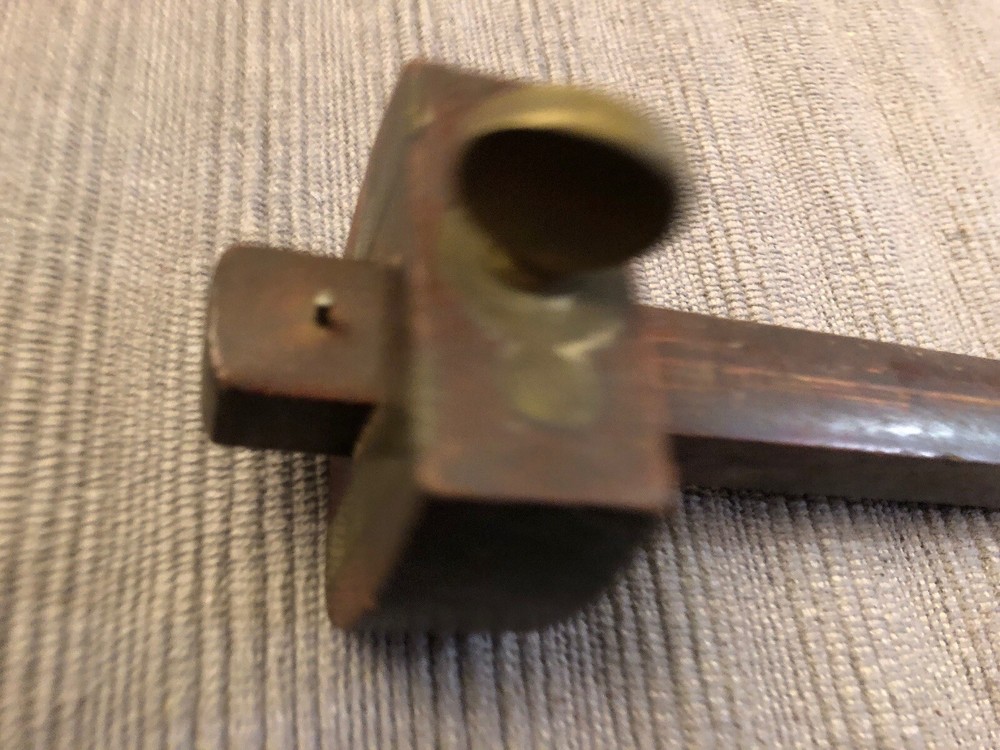 Primitive Wood Working Tool Scribe with Brass Screws & Design