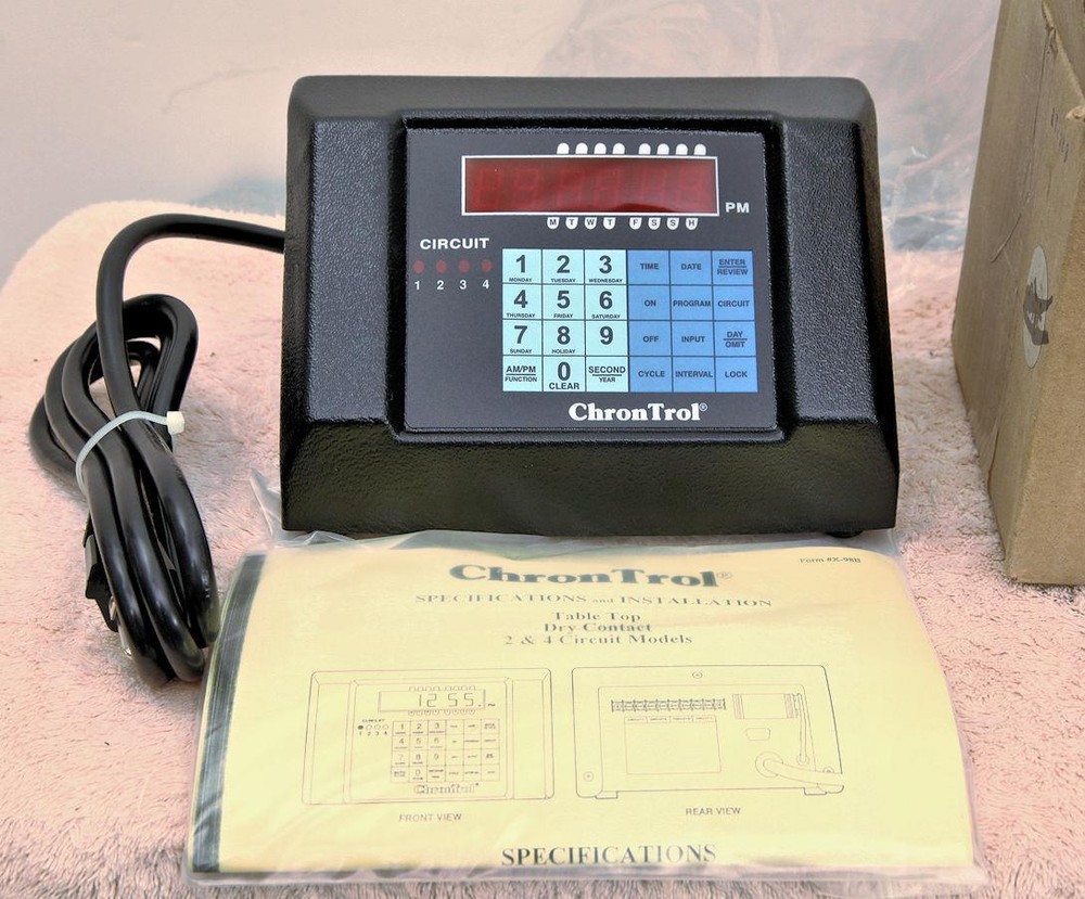 ChronTrol XT-4S Table Top Programmable Timer  NOS   Cron Trol