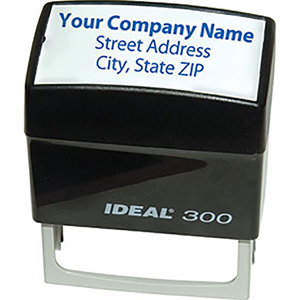 Ideal 300 Replacement Ink Pad Black Ink