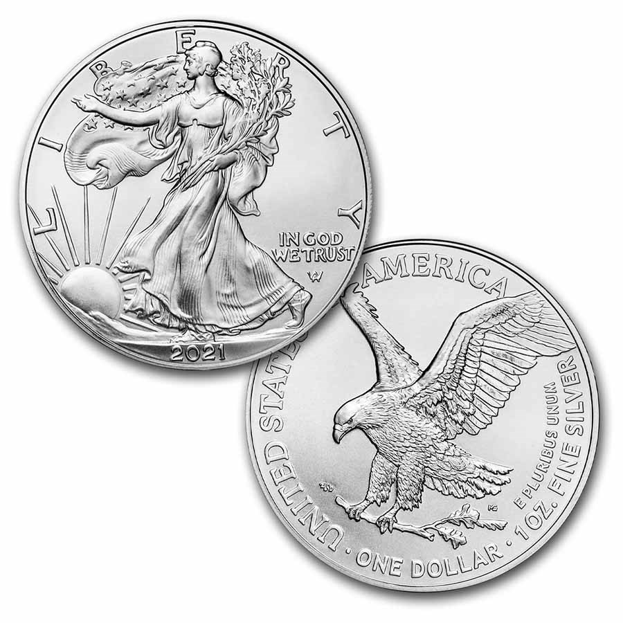 🚀2021 1 oz American Silver Eagle Coin BU - Free Shipping🚀🚀🚀+++