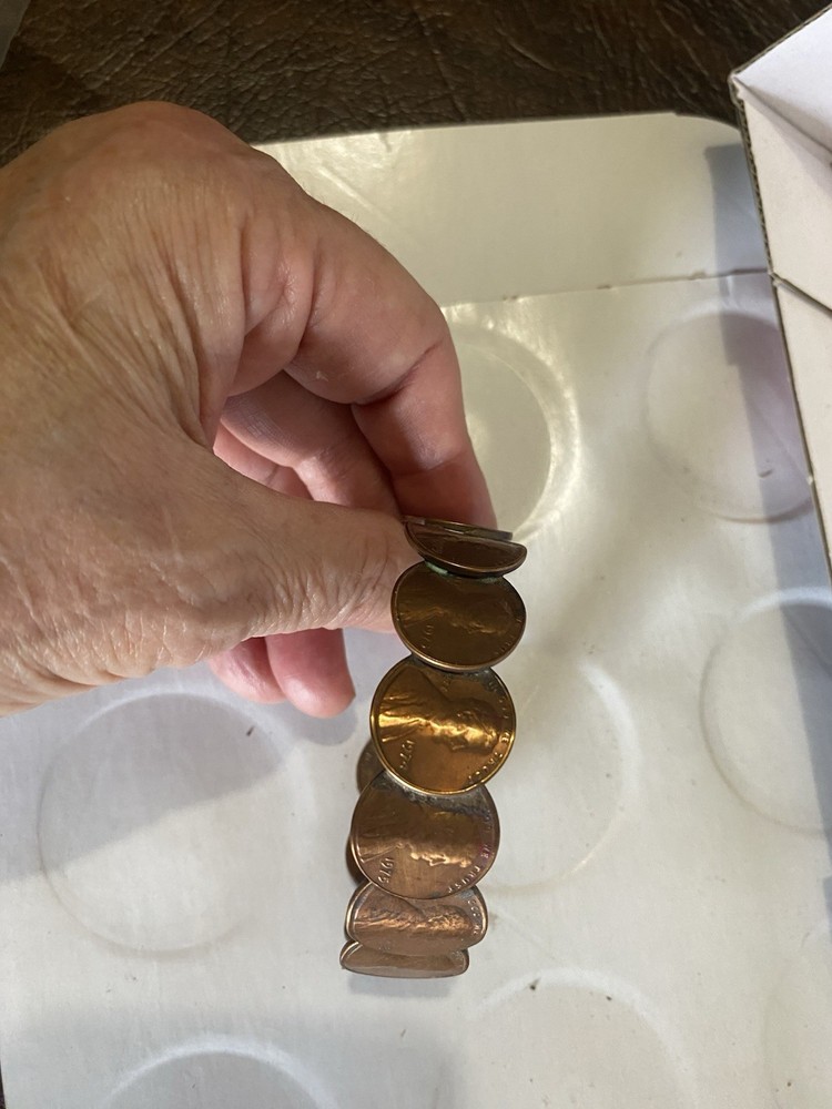 1974/75 COPPER PENNY BRACLET GC