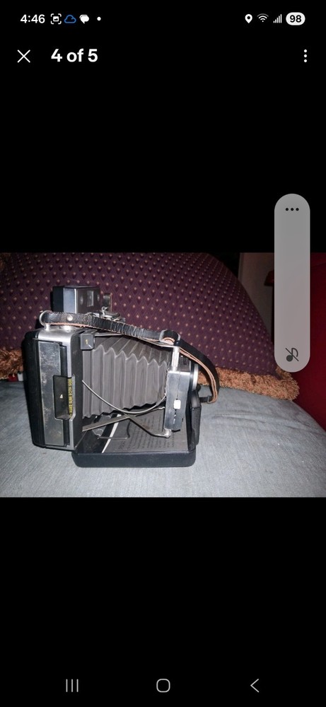 vintage polaroid land camera automatic 100