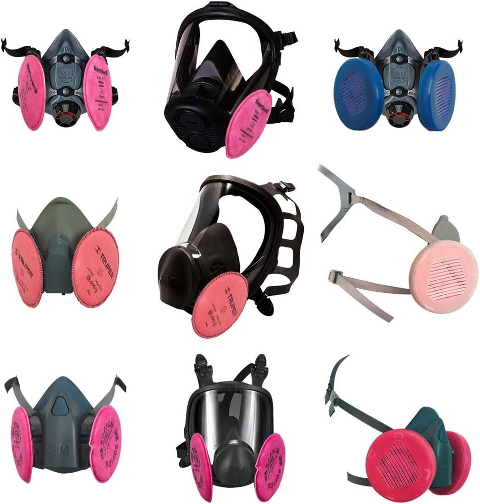 Impremli 2 Pack New p100 filter covers Set Pink