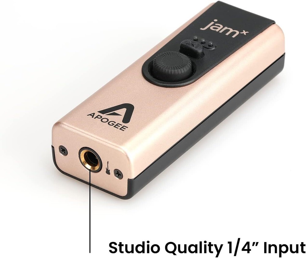 Apogee Jam X - Portable Guitars, and Instruments USB Audio Interface