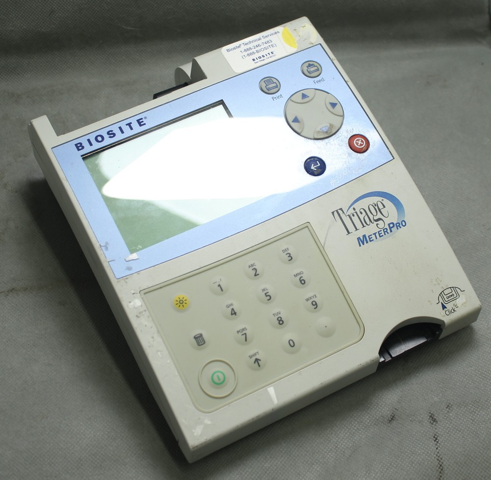 BIOSITE TRIAGE METER PRO Chemistry Analyzer Unit Only