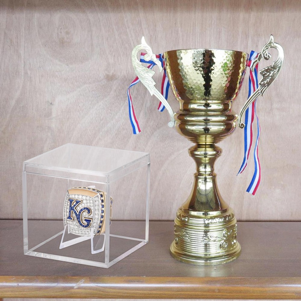 3 Pack Championship Ring Display Case Clear Acrylic 3 Pack,