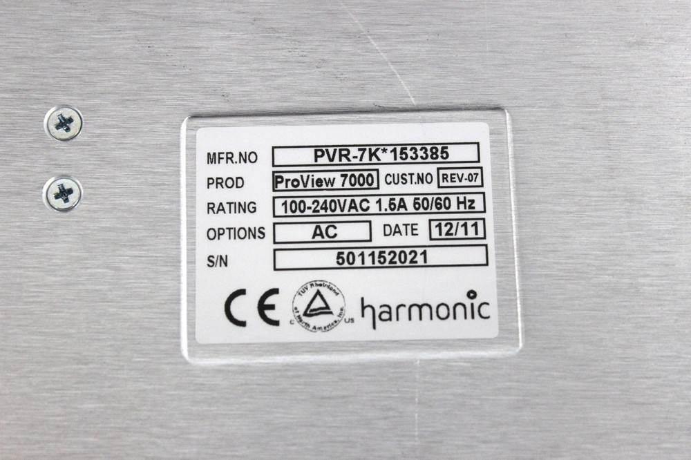 Harmonic ProView 7000 PVR-7K *153386 DVB Receiver