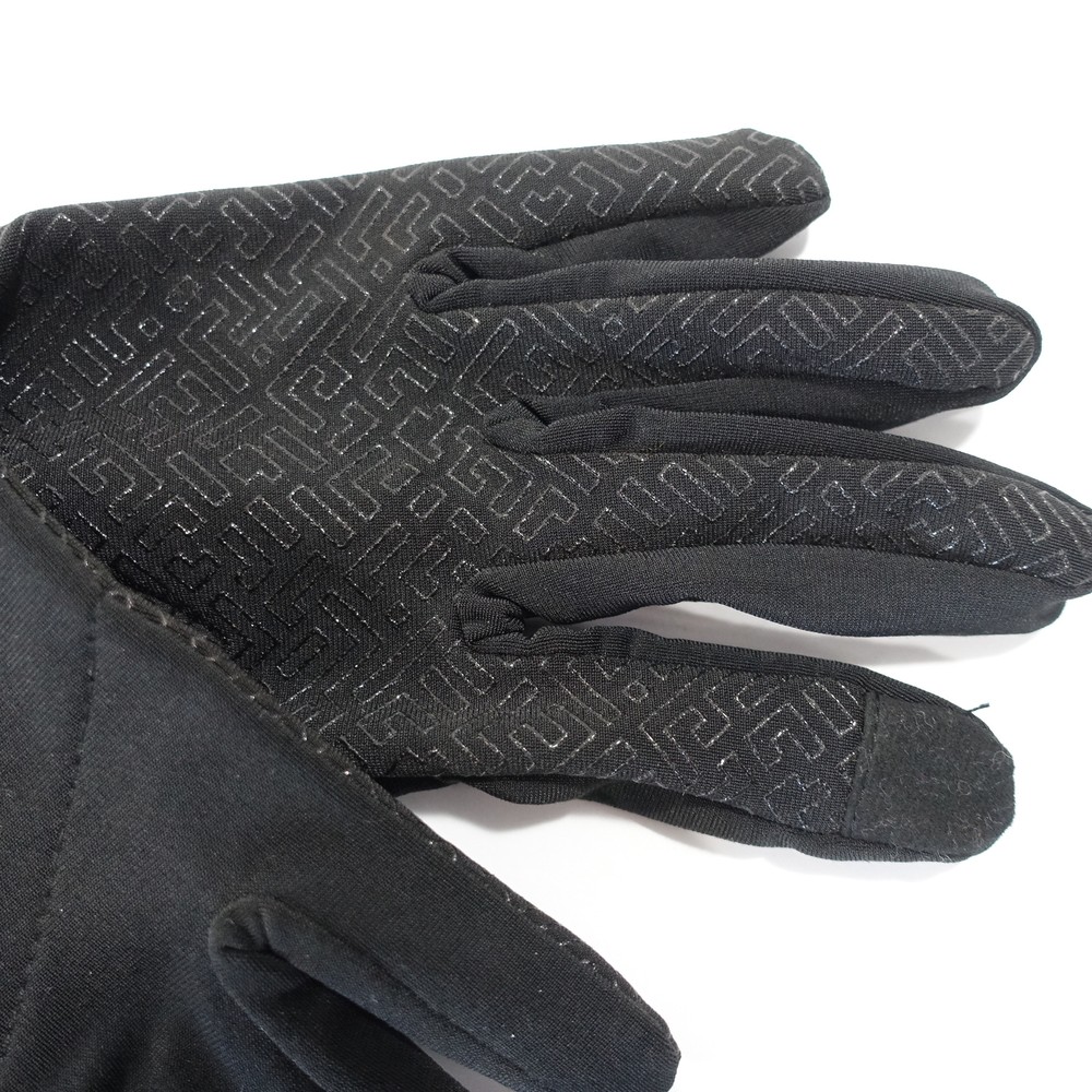 ALFANI BLACK ALFATECH REFLETIVE PERFORMANCE LIGHTWEIGHT TOUCH SCREEN GLOVES MENS