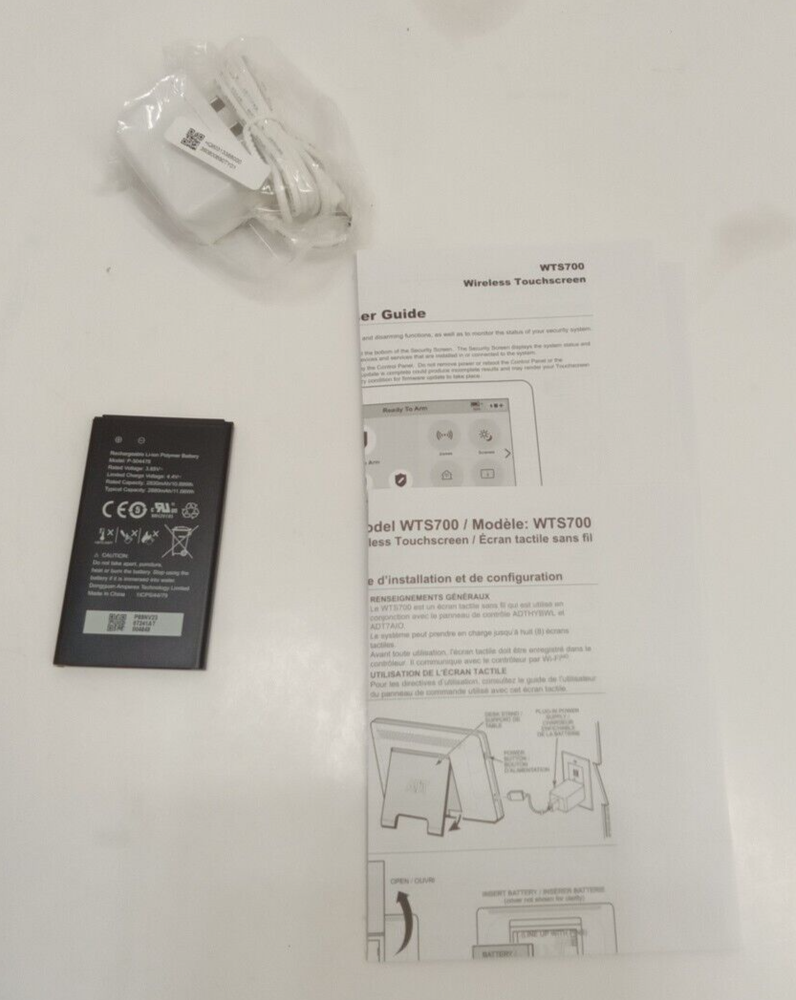 Resideo WTS700 7" Wireless Color Touchscreen Control Panel FirmWare Release 4.5