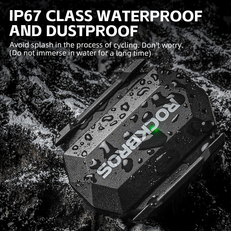 ROCKBROS Cycling Cadence Speed Sensor Bluetooth ANT+ Wireless Waterproof 2 Pack
