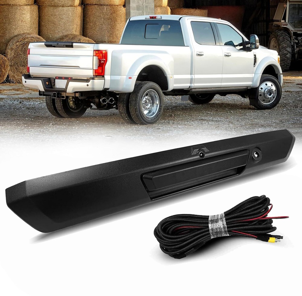 Tailgate Handle with Rear View Backup Camera for 2017-2022 Ford Super Duty