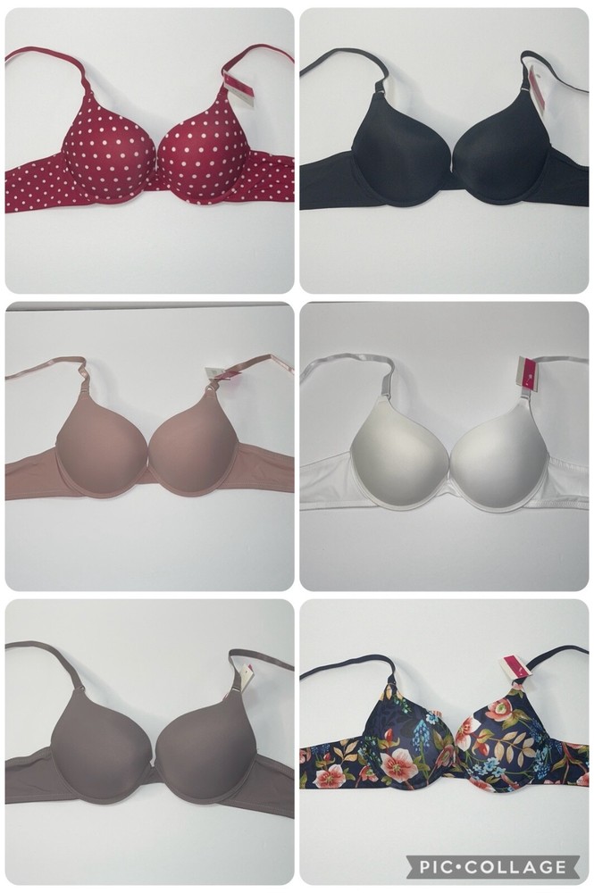 Super Extra Push Up Extreme Padded Add 2 Cup Double Padded Plunge 3 Hooks Bra.