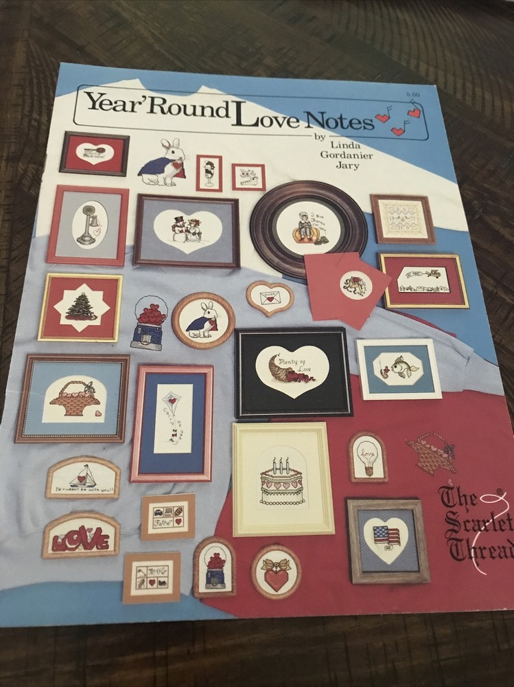 Year Round Love Notes The Scarlet Thread for Counted Cross Stitch