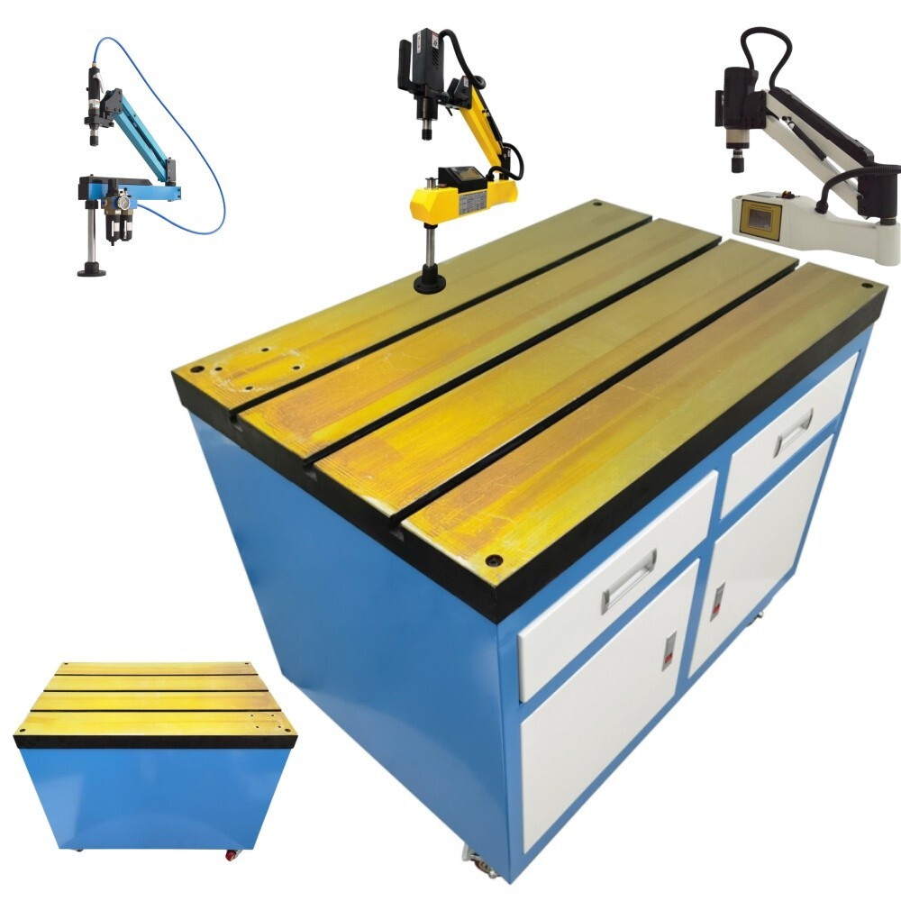 Tapping Machine Three T-slot Table Tapper Movable Operating Table 35.4*23.6"