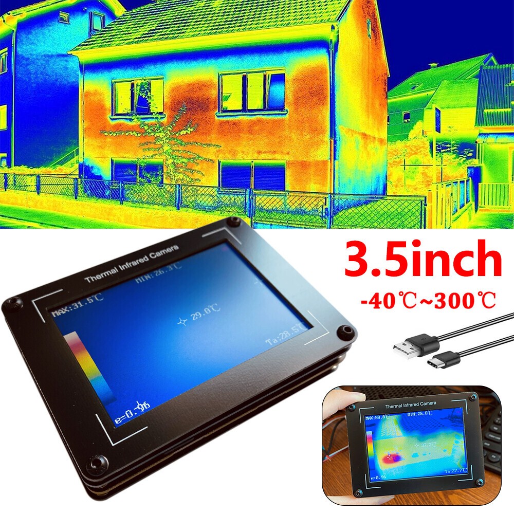 Handheld Infrared Thermal Imaging Camera 320x480 Pixel Resolution IR Scanner