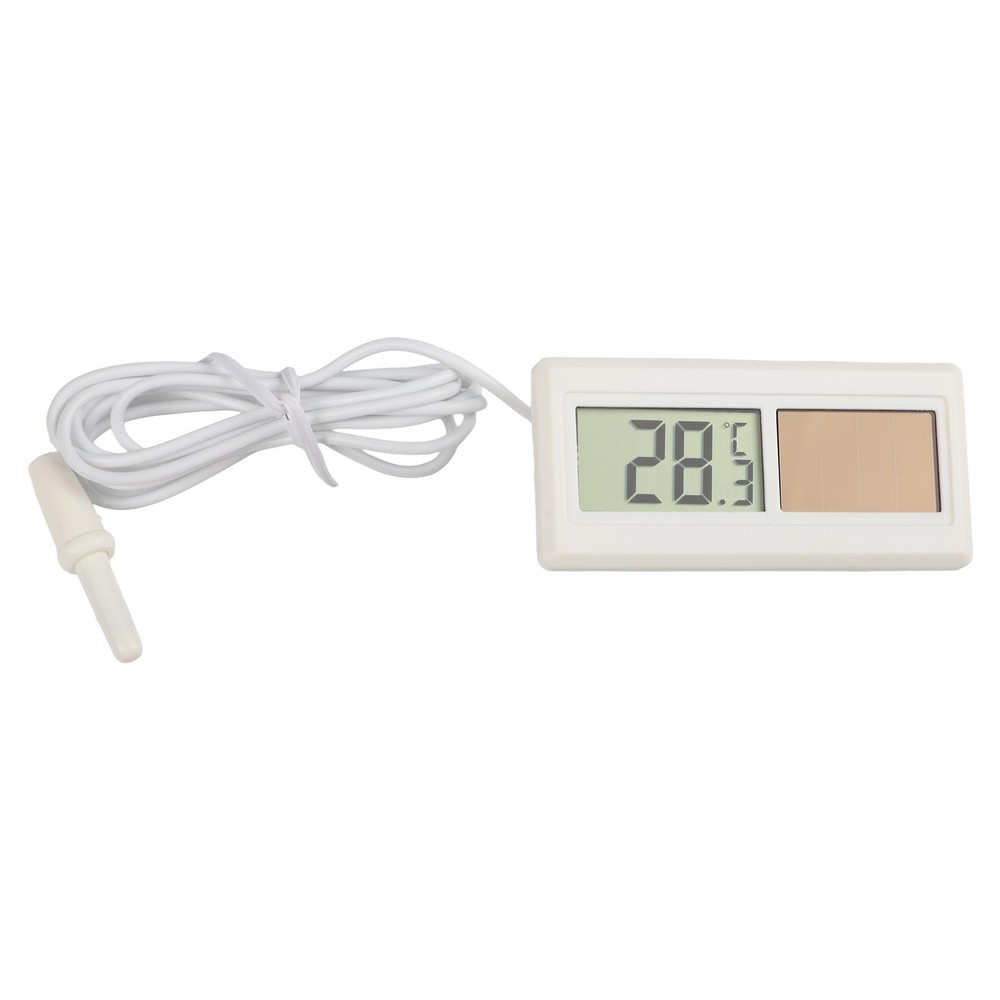 Sleek LCD Solar Thermometer Sensor for Accurate Temperature Measurement