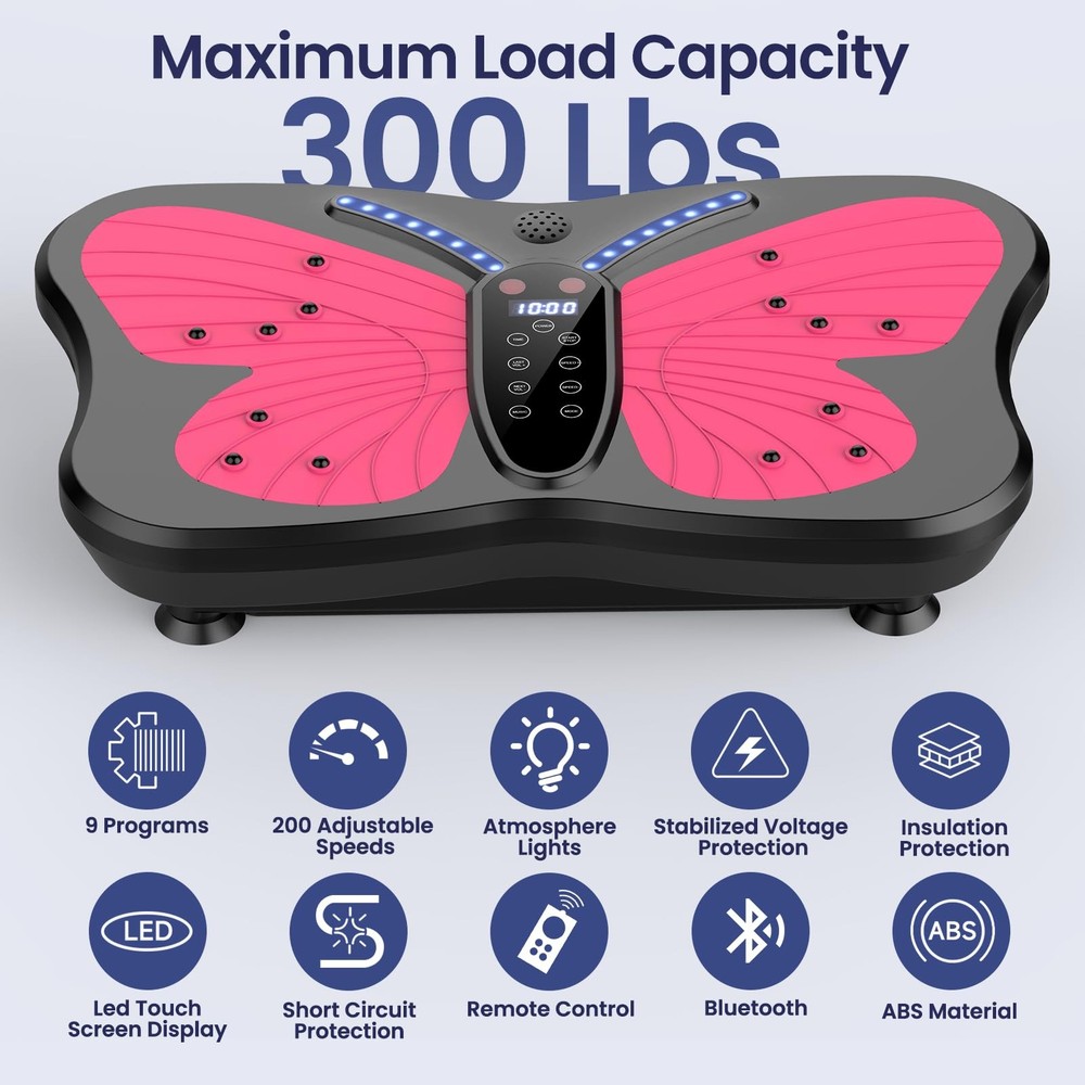 Vibration Plate Exercise Machine for Lymphatic Drainage, Vibration Machine fo...