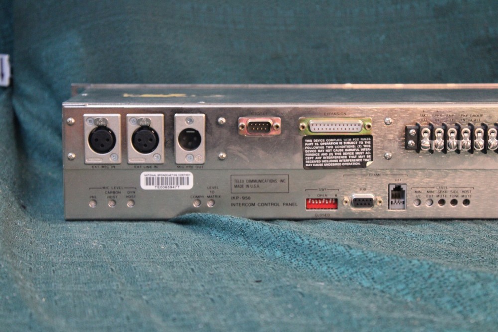 RTS Telex Matrix Intercom System IKP-950 Intercom Control Panel