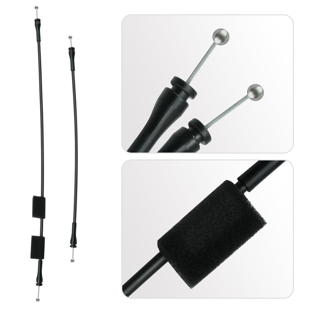 Blycorul Right Rear Door Lock Latch Upper & Lower Release Cables, Compatible...