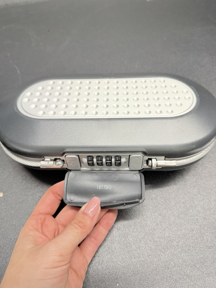 Master Lock Portable Lock Box Safe w/ Cable 4-Digit Combo w/ Box