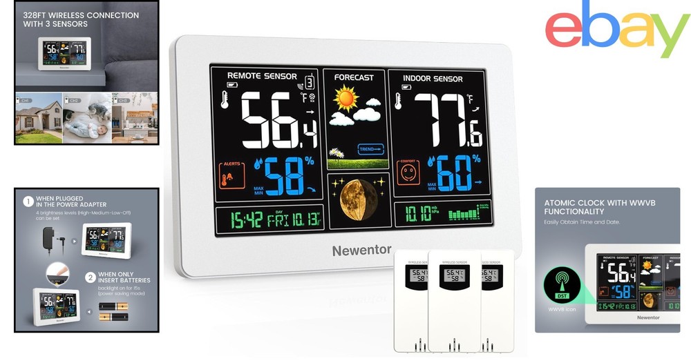 Modern Weather Station with Barometric Pressure and Forecast Functionality