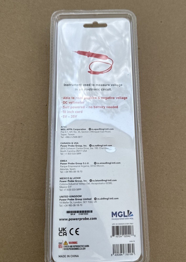 Power Probe Voltmeter PPRPPTVM01