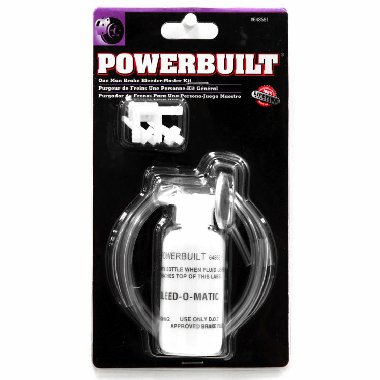 Powerbuilt 648591 One-Man Brake Bleeder-Master