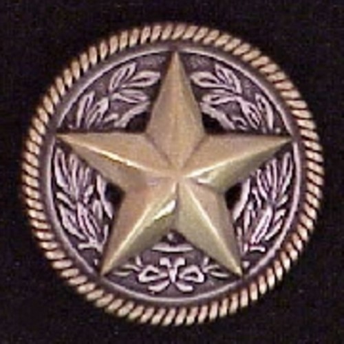 1-1/4" Capital Star Concho (Screwback)