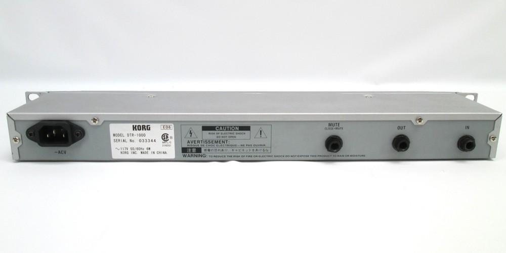 KORG DTR-1000 Rack Mount Guitar Tuner