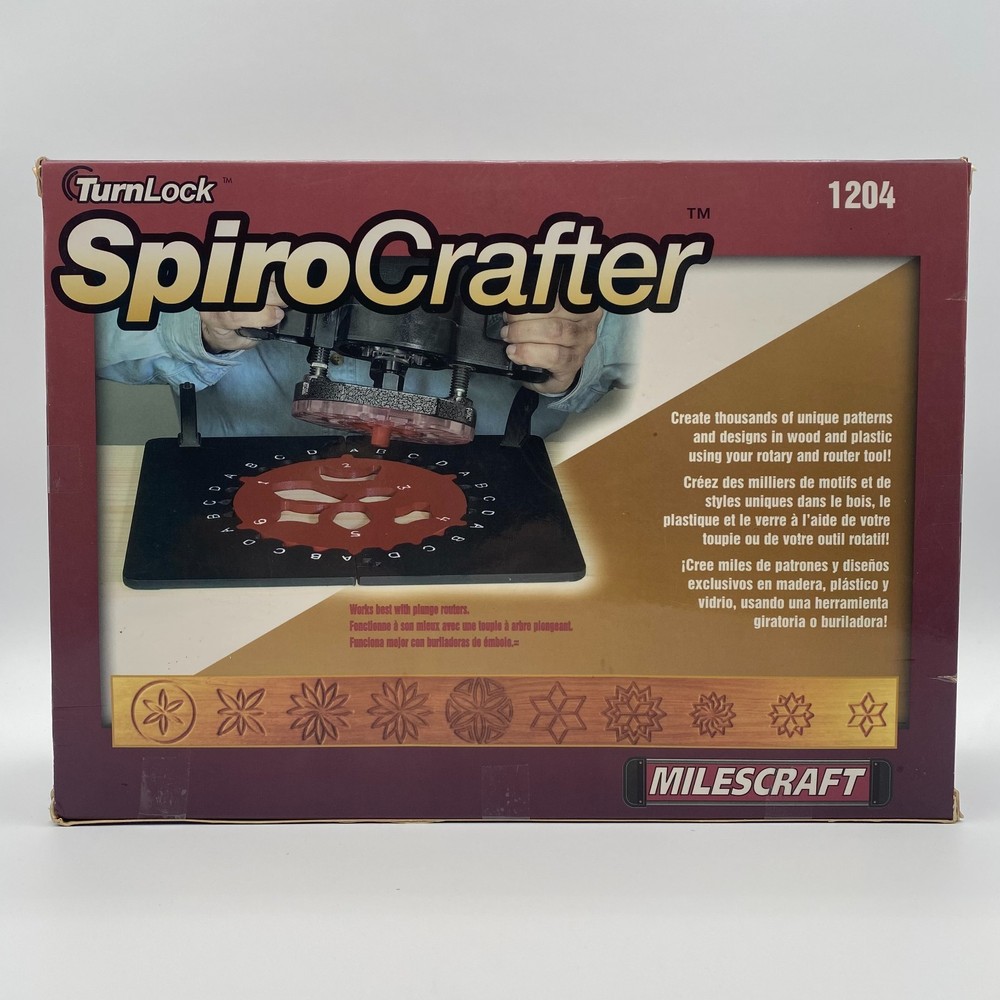 Milescraft SpiroCrafter TurnLock #1204 Create Patterns & Stencils Wood & Plastic