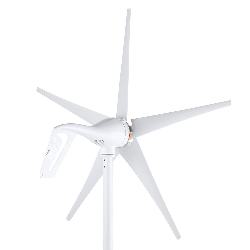 500W 12V Wind Power Kit, 5-Blade Design, MPPT Controller, Adjustable Windward