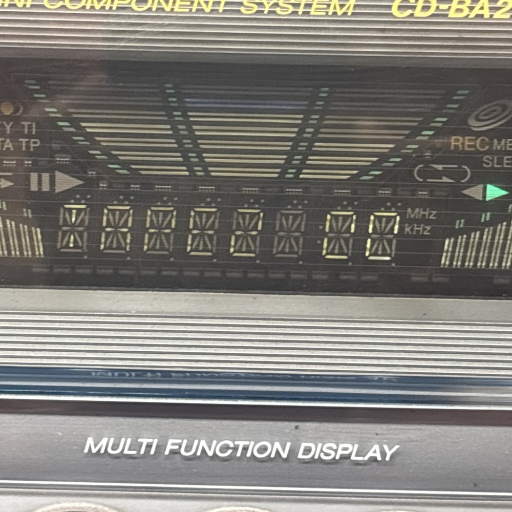 Vintage Sharp CD-BA2100 3 CD Changer Player Cassette Receiver