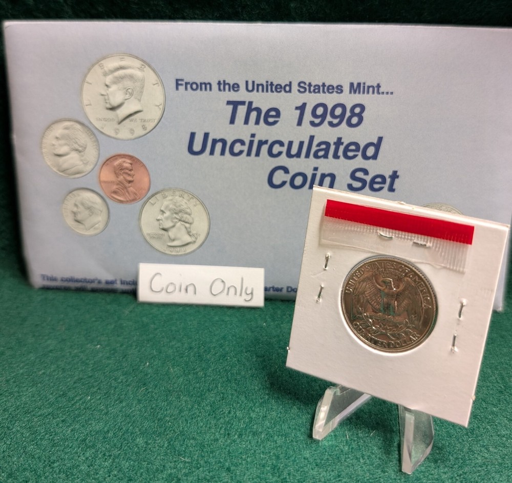 1998 D Washington Quarter Uncirculated from Mint Set
