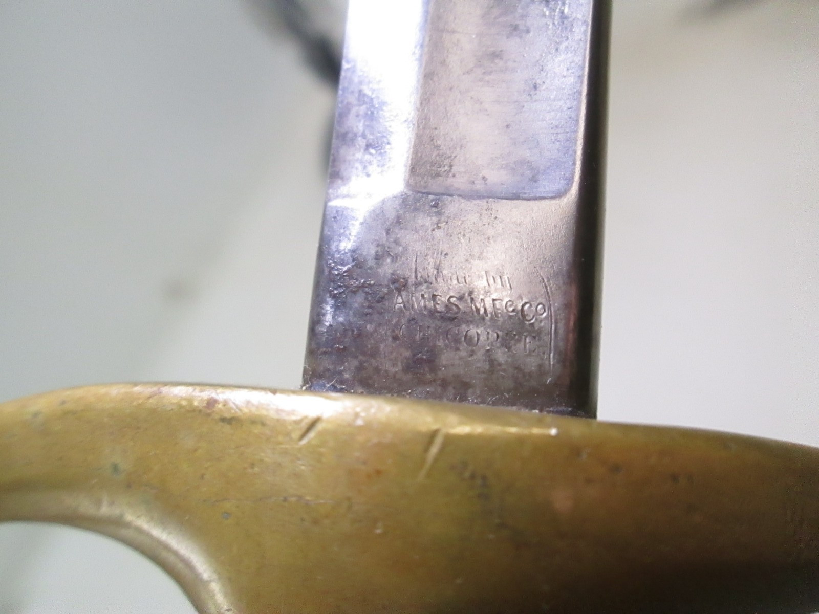 Ames 1864 Civil War Musicians Sword Used, No Scabbard