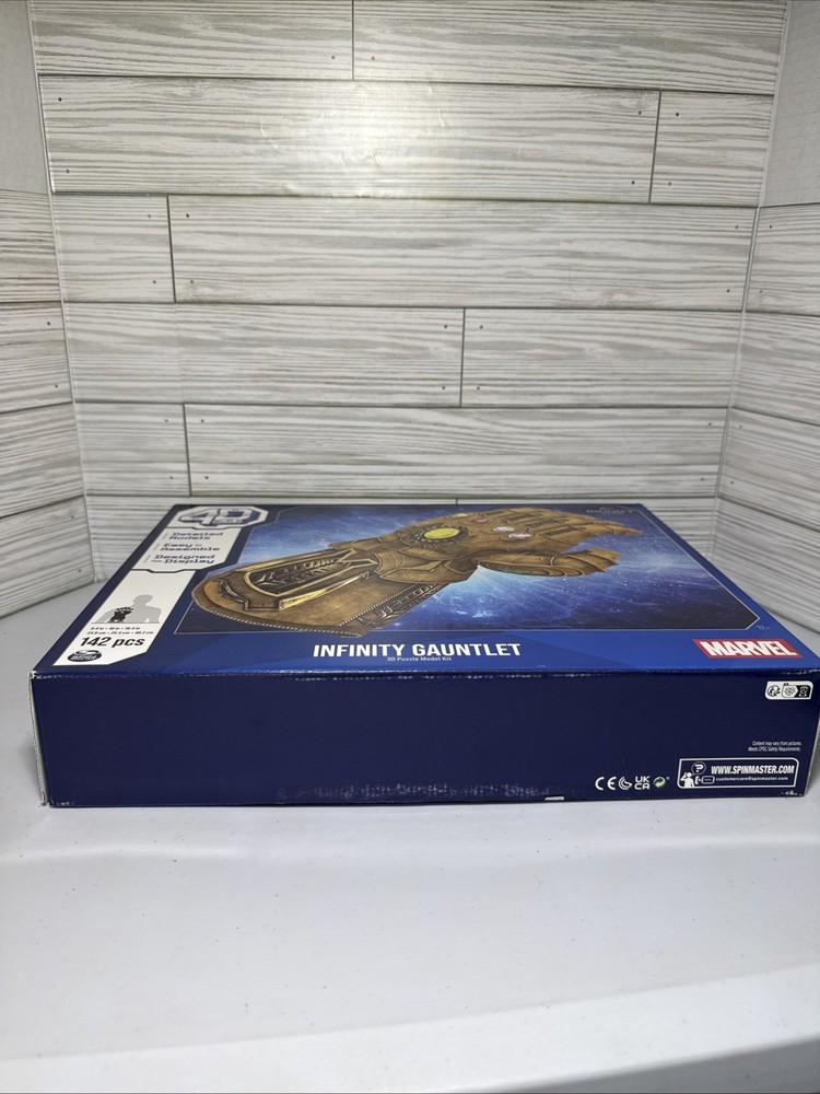4D Build: Marvel Studios “Infinity Gauntlet” Spin Master Puzzle Model Kit, NEW!