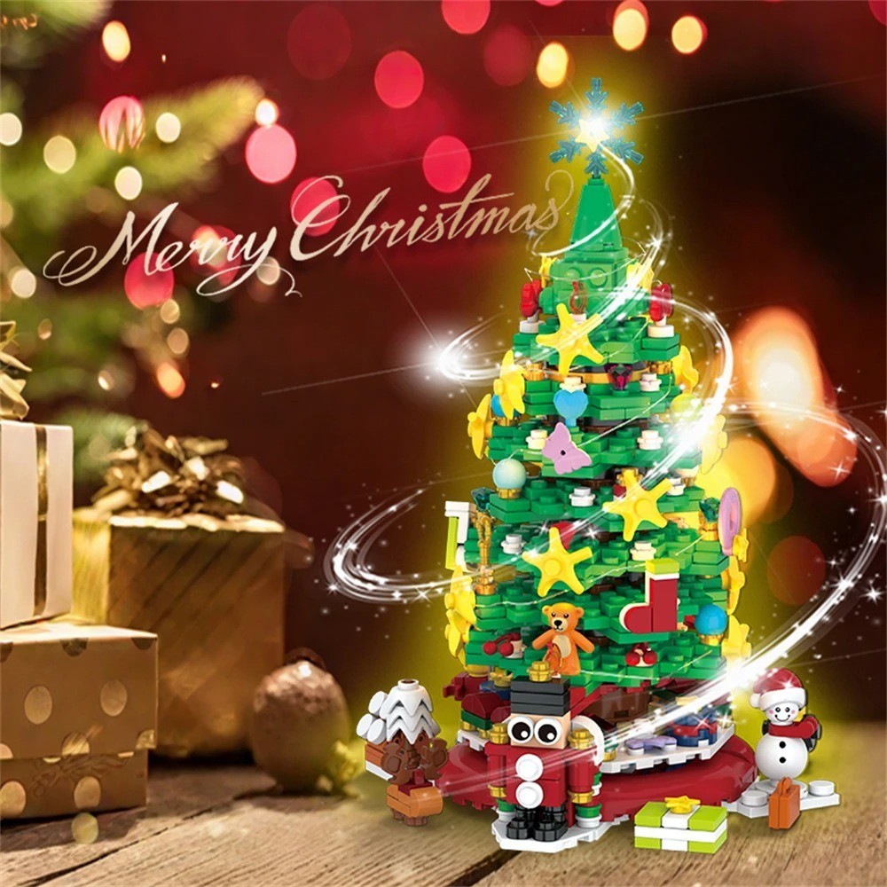 Building Block Christmas Tree Set